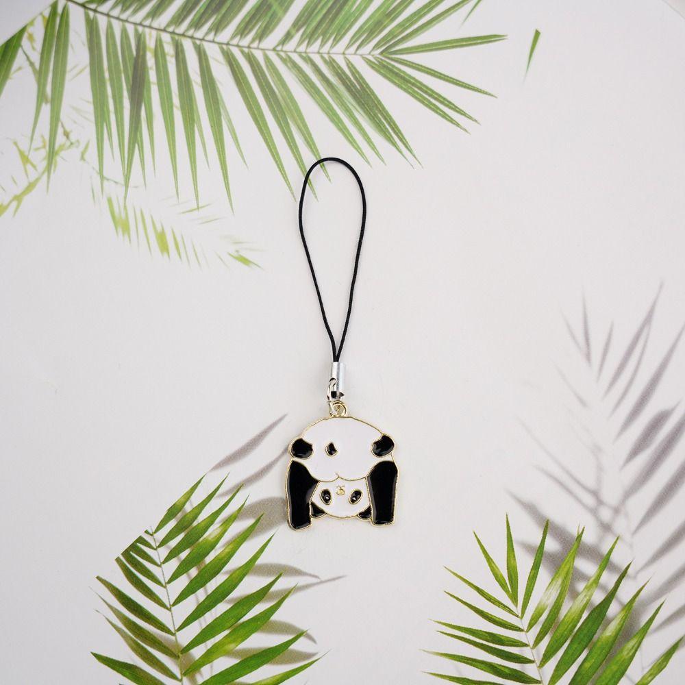 Cartoon Phone Charm Lanyard Panda Mobile Phone Pendant Cute Phone Strap  Girl's Phone Decoration