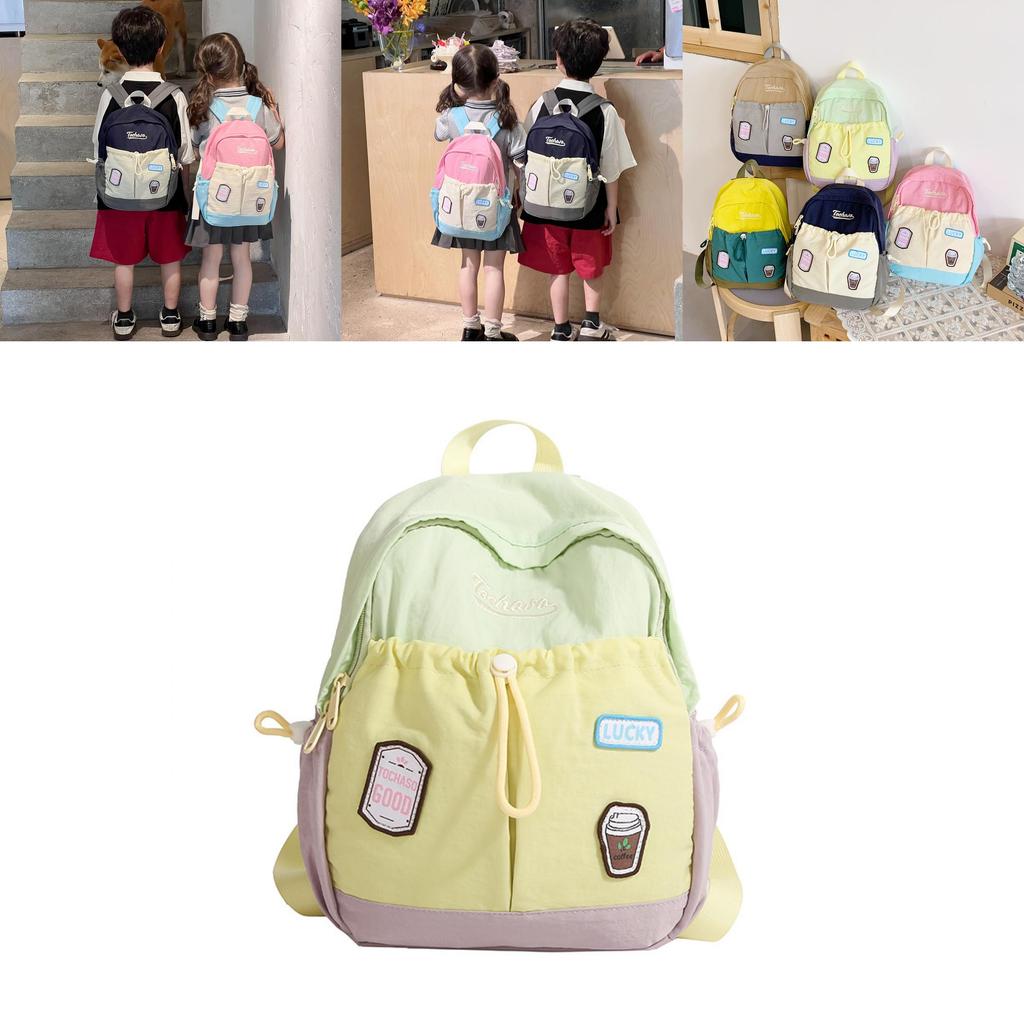 Kids School Backpack For Toddlers With Nylon Material And Curved Shoulder Straps For Preschool And Daycare