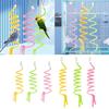 Lovebird Parrots Cage Spiral Bridge Swing Climbing Cotton Training Ladder Toy for Bird Pet Supplies