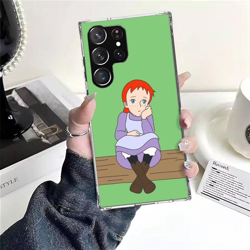 A-Anne Of Green Gables Shirley Soft Phone Case For Samsung Galaxy S22 S23 S24 S25 Edge S26 Ultra S20 FE S21 Plus + Fundas Coque