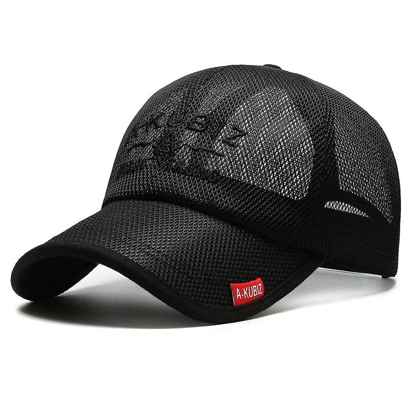 Mesh Hat Men'S Summer Baseball Cap Mesh Hat Sun Hat Trendy Girl Mesh Breathable Cap Sunscreen And Uv Protection