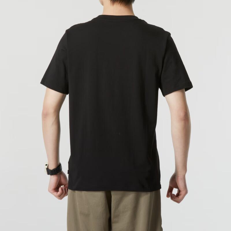 Puma Ss24 Fitness Training Outdoor Fashion Comfortable Casual Letter Print Round Neck Short Sleeve T-Shirt Men Tops Black 684778-01