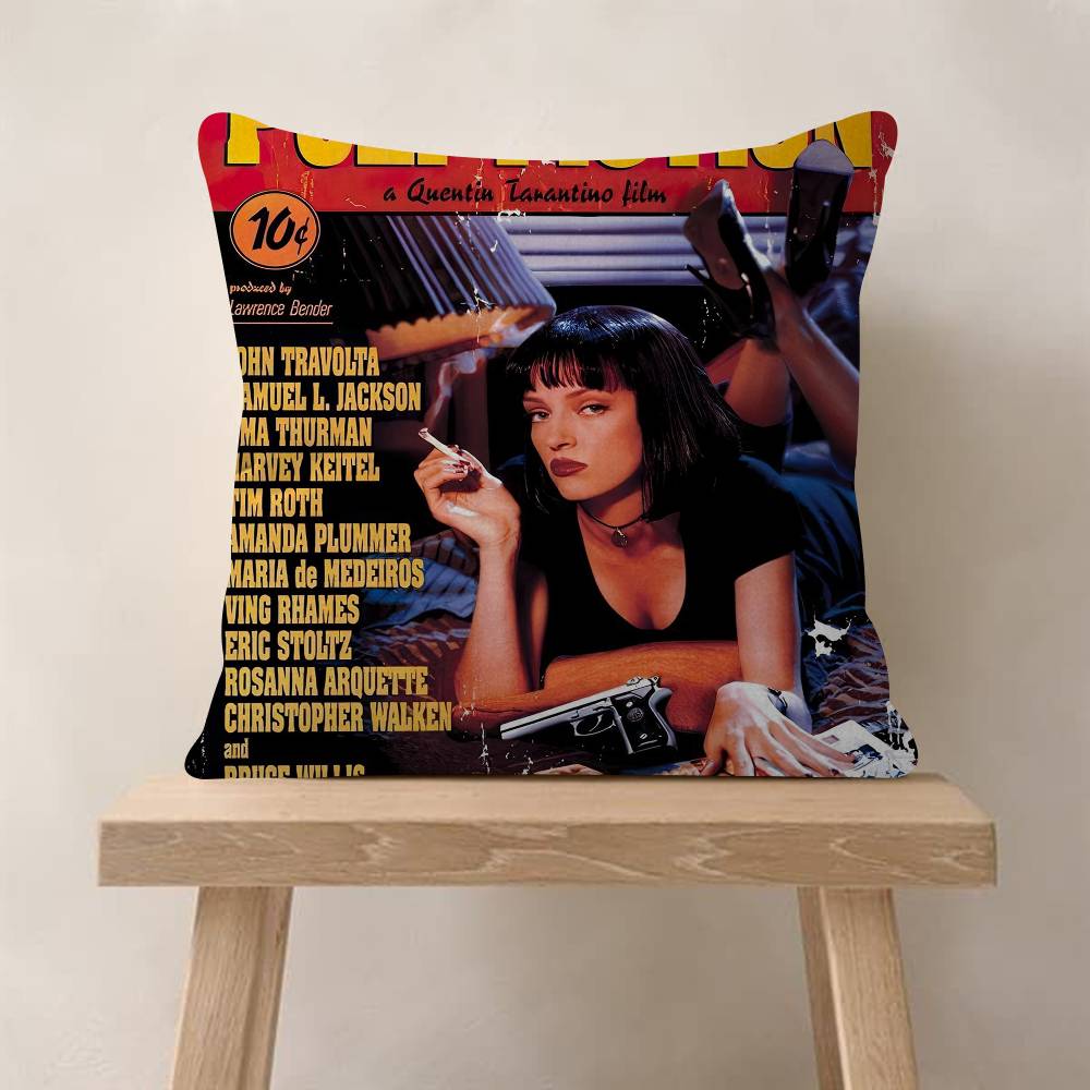 Movie Pulp Fiction Cushion Cover Inches Farmhouse Decor Home Throw Pillow Covers For Couch Decorations 30x30cm