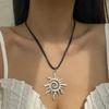 Y2K Accessories Starfish Necklace Pendant Beach Choker Fashion Conch Clavicle Chain  Beach Jewelry