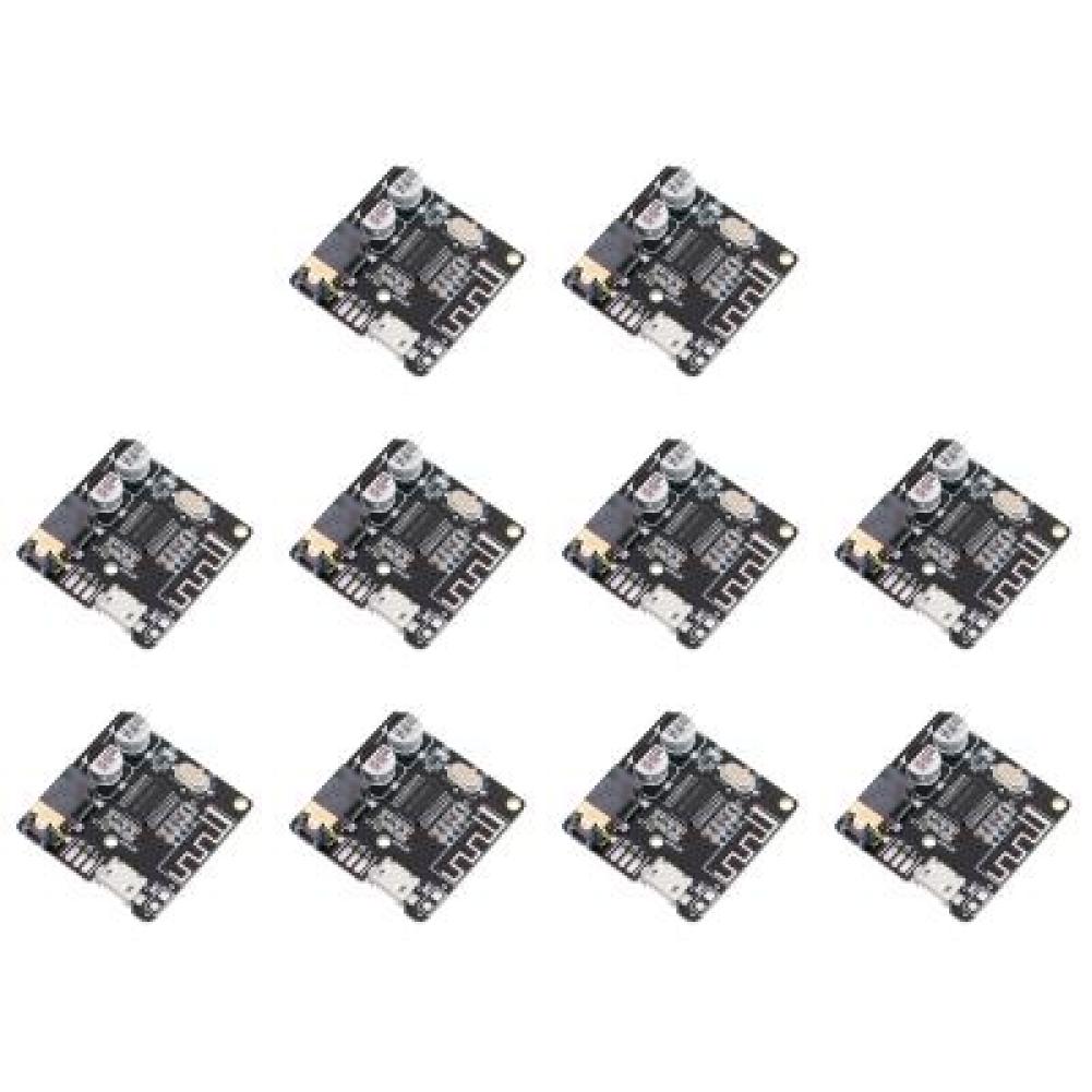 5/10Pcs Bluetooth 5.0 Audio Receiver Board DC 3.7-5V Car Stereo Music Amplifier Module Support MICRO USB Dual Channel for DIY