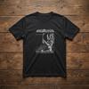Dystopie Handillustration Shirt, Heavy Metal Stil Bekleidung, Grunge Underground Musik Fan Oberteil, Unisex