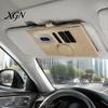 Car Visor Mount for Glasses Sun Holder, Eye Clip Organizer Driving Eyeglass Hanger Vehicle, Multi Functional Storage Pouch Sunglasses, Ticket