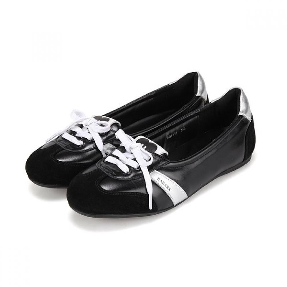 Barbara Women S Sporty Flat Bbi132bk 225mm