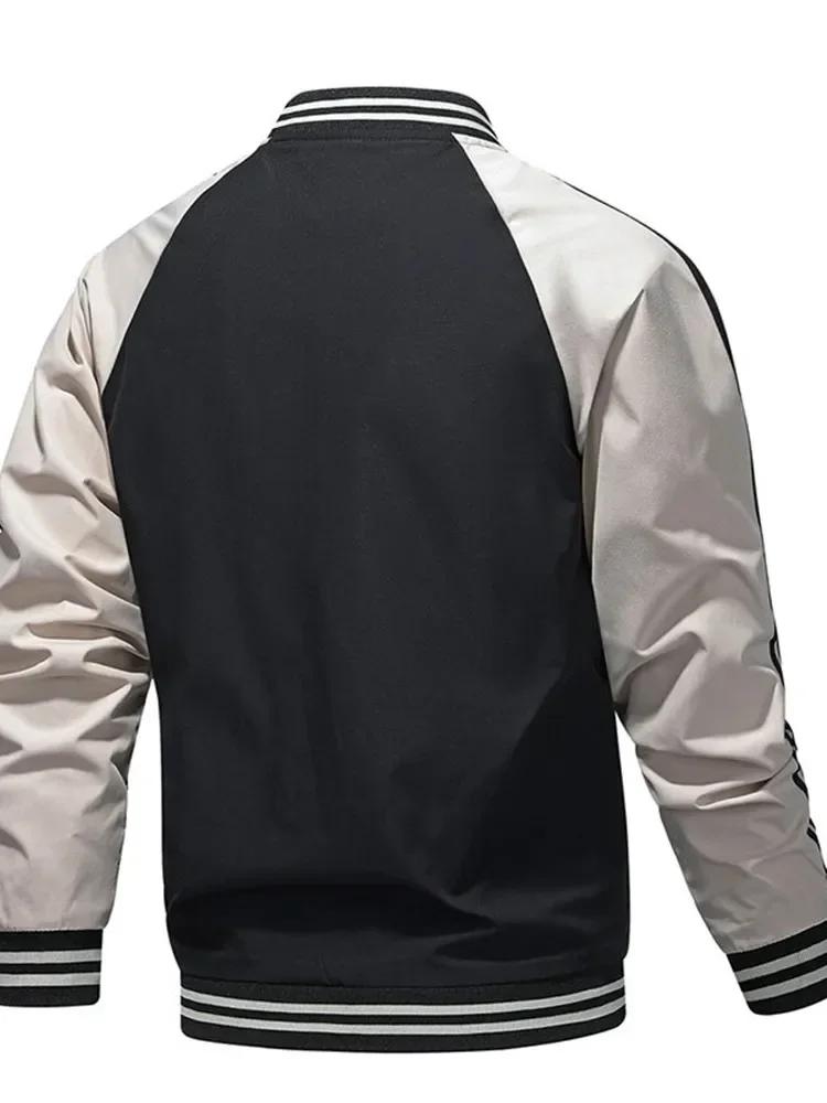 Men's Autumn Windbreaker Motorcycle Man Oversize Windshield Jacket Men Spring Coat Mens Camping Jackets Male Work Wear Clothes