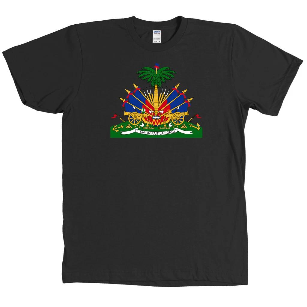 Haiti Coat of Arms T Shirt Haitian Caribbean Tee NEW WITH TAGS - MANY COLORS 3XL