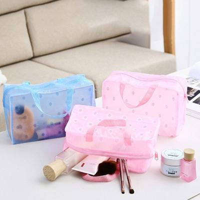 Bag Handbag Waterproof Zipper PVC Make Up Bag Bathing Storage Bag Swimming Bags Travel Cosmetic Bag
