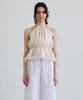 Alikim Pearl Halterneck Top / Ivory