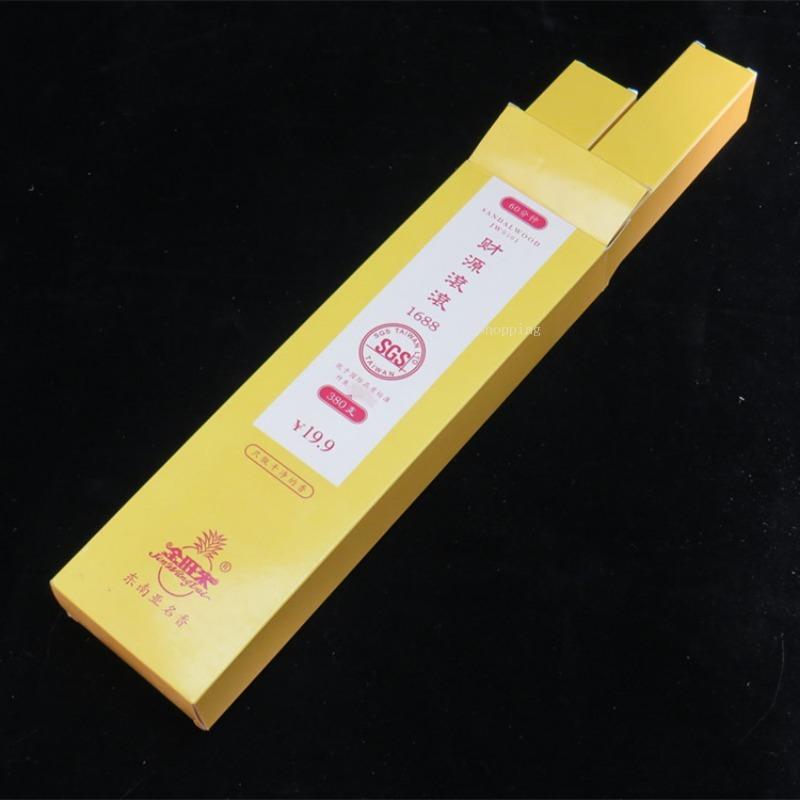 380 Roots Stick Incense Bamboo Charcoal Smokeless Black Sandalwood Responsive God of Wealth Indoor Family Temple Worship Buddha.