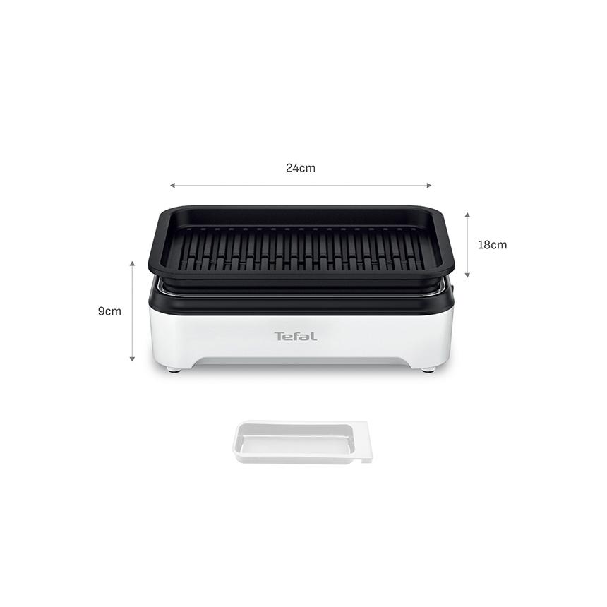 TEFAL GC5711 COMPACT MINI GRILL 1100W WHITE