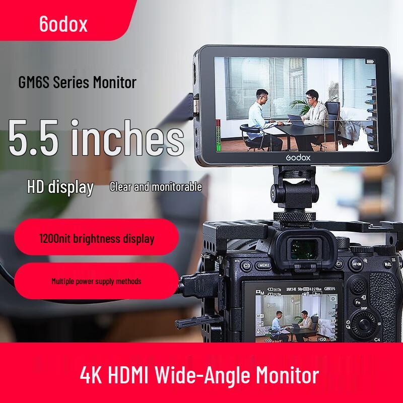 Godox GM6S High Brightness On-Camera Monitor