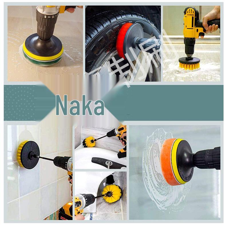 16-Piece Electric Drill Brush Cleaning Set