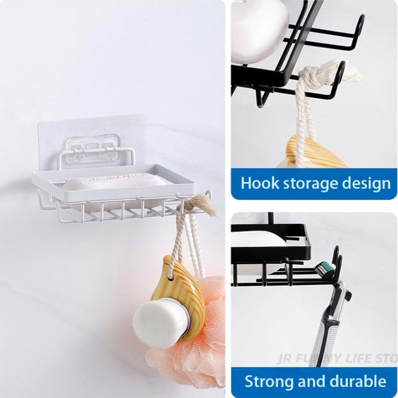 Portasapone da Parete per Bagno Porta Sapone in Acciaio Inossidabile per la Doccia Porta Rasoio Accessori per il Bagno