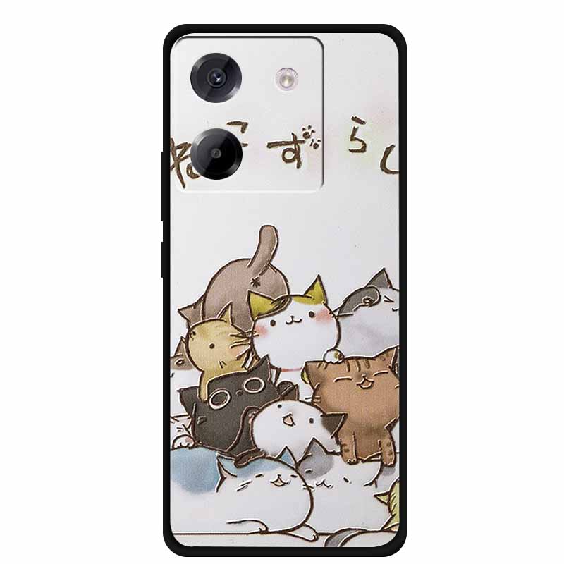 3D Phone Cover For Poco M7 Plus Pro Soft TPU Silicone Case for Poco M 7 PocoM7 Embossed Flower Blossoms Cartoon Gift Cute Bumper