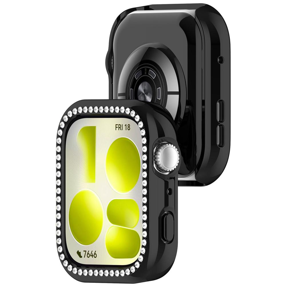 Bling PC Case for Huawei Watch Fit 5 / 5 pro Diamond Crystal Protective for Huawei Watch Fit 5 / 5 pro WatchProtector Band