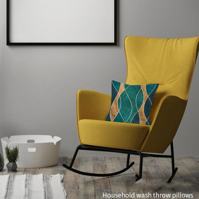 Pillowcase Modern Geometric Style Colored Pattern Square Sofa Cushion Cover 45x45cm