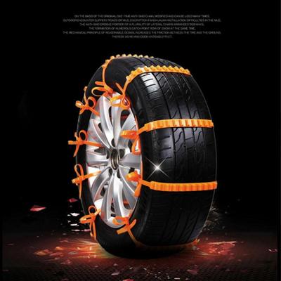 Rodas Multifuncionais de Pneus de Neve Amarras Antiderrapantes Inverno Exterior Emergência Corrente de Neve Automóvel Plástico Amarras de Corrente Antiderrapante