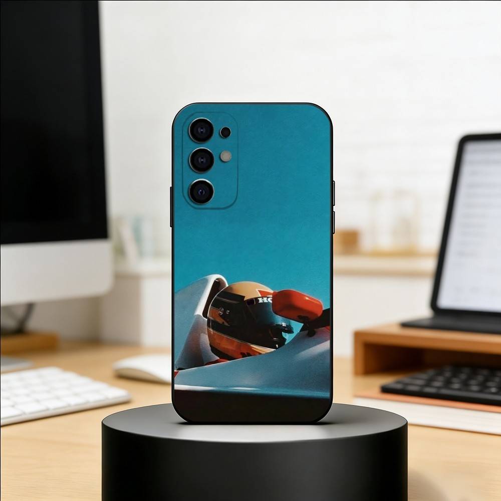 Racing Driver M-Michael S-Schumacher Phone Case Black Silicone Soft For Samsung S25,S24,S21,S22,S23,S30,Ultra,S20,Plus,Fe,Lite