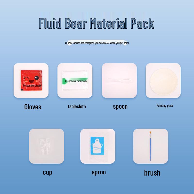 DIY Violent Bear Vinylpuppe Schlüsselanhänger Pigmentpackung