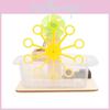 Science Diy Bubble Blower Machine For Kids Wooden Material Assembly Educational Toy