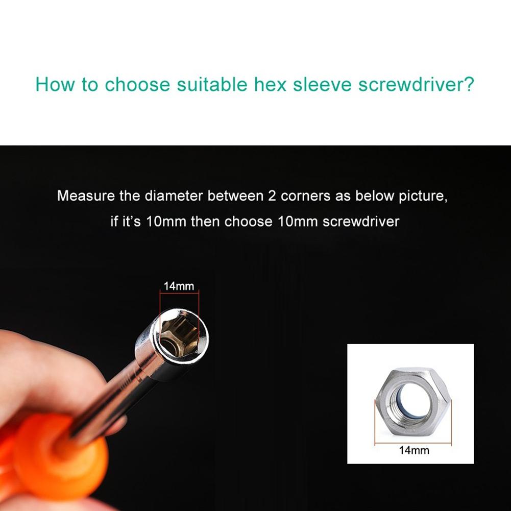 Miniature Hex Bit Screwdriver Socket Wrench Nut Shank Drill Adapter Tools