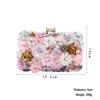 Women's Floral Evening Clutch: Elegant High-End Wedding and Banquet Handbag