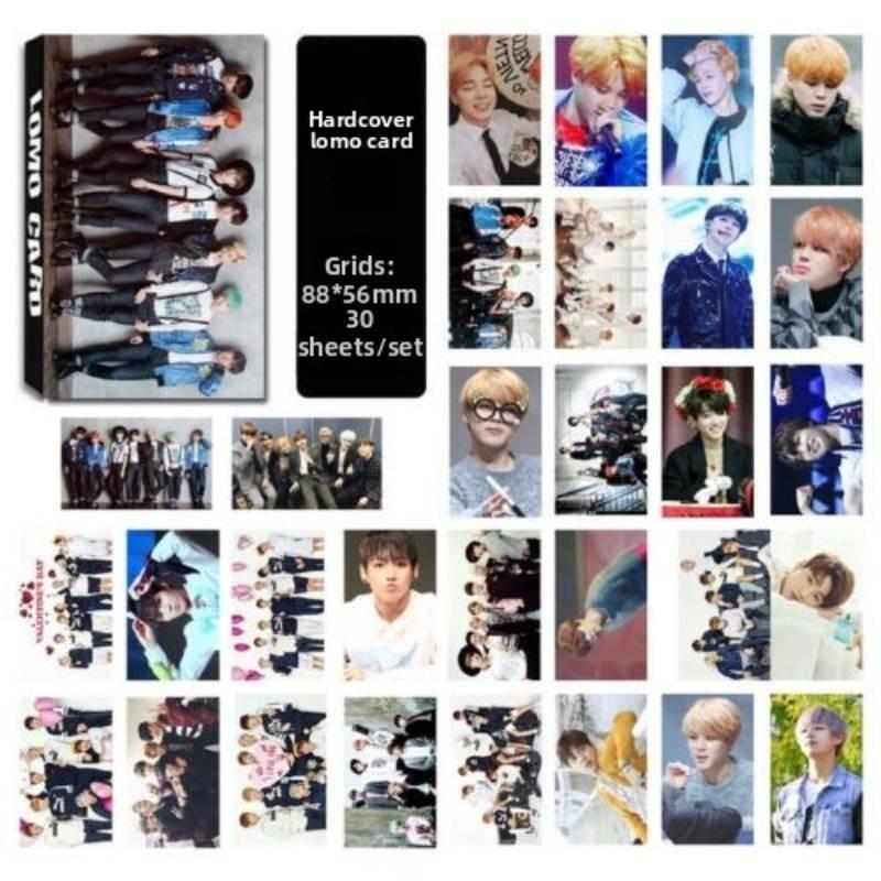 Bts Kaartenset Met Gepersonaliseerde Foto's Voor Festival Vakantie Groet