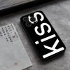 Phone Case Funda For Iphone 14 13 17 16 11 15ProMax 12 Pro Max Mini Xr Xs X 7 Plus Covers Personalized English Letters Kiss