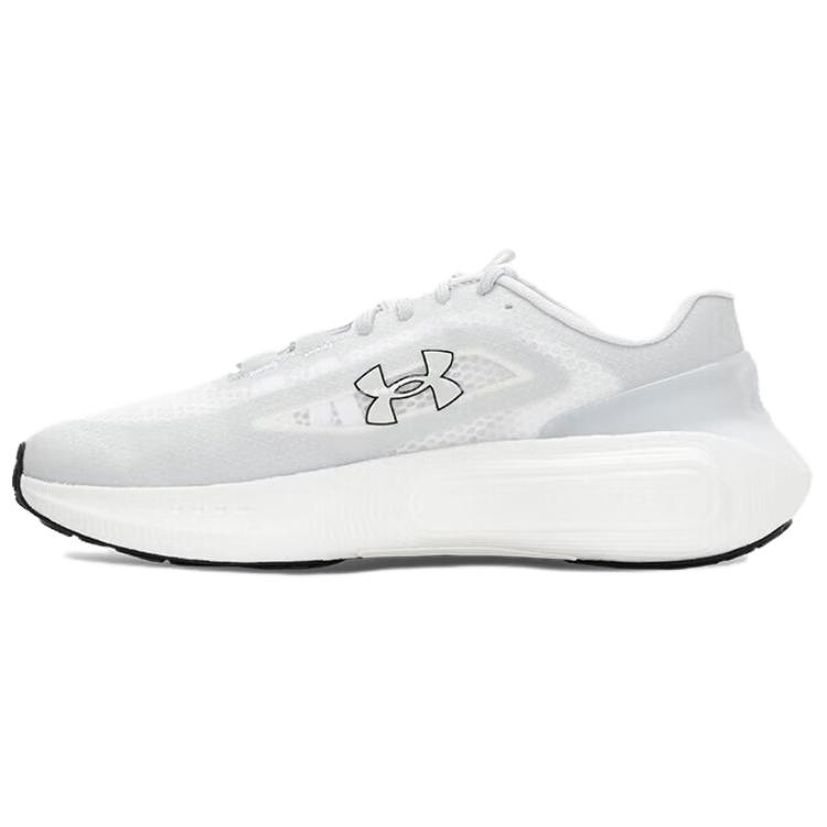 Under Armour Phantom 4 Classic Comfortable Versatile Shock Absorbing Breathable Low Top Lifestyle Shoes Unisex sneaker White Gray 6007194-100