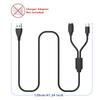 Kabel 2 v 1 pro nabíjení hodinek pro Garmin Venu2/Venu Sq2/3/3S Fenix 5/6/7 Vivoactive4/4S/3 Nabíjecí kabel pro Forerunner 255/945/265