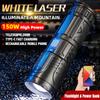 Laser Wick USB Rechargeable Outdoor Flashlight Long Range Lamp Emergency Power Bank Function LED Light Mountaineering Torch