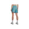 Under Armour Johnson Series Letter Print Lace-Up Mesh Reversible Shorts Women Bottoms Glacier-Blue 1377460-433