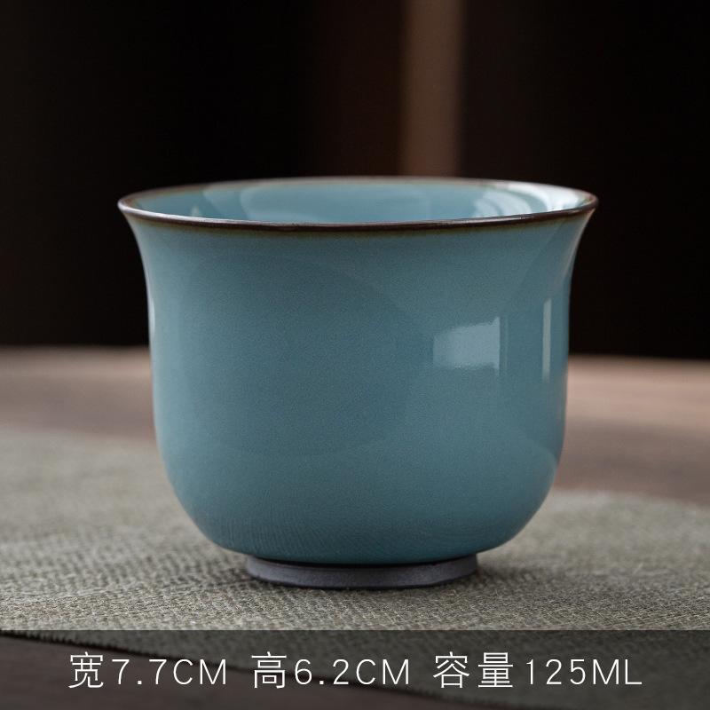 ברזל גלגל רשמי טיאנקינג קרמיקה קונג פו סט תה טעימה אישית ג'ון קילן סגנון סיני ג'יאן מאסטר כוס