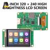 2.4-Inch 320x240 LCD Screen Display Module Ultra Thin SPI Interface Rounded Corner Design For Embedded Industrial Applications
