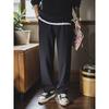 Japanese Retro Heavy-Duty Washed Pure Cotton Jogger Casual Pants for Men, Spring and Autumn Elastic Waist Pants, Export Men's Long Pants