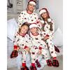 Christmas Tree & Little Bear Parent-Child Plaid Pajama Set - Long Sleeve Home Wear