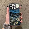 Moon Starry Sky Moonlight Night Scene Laser Phone Case For iPhone 14 15 Pro Max Plus 11 13 12 Mini 16 Pro Max Shockproof Covers