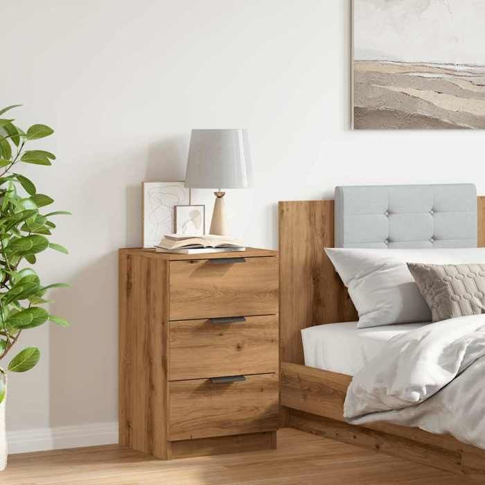 VidaXL Bedside Table Artisan Oak 40x36x65 Cm Engineered Wood, Bedside Cabinet, Side Table, Bed Cabinet, 856934