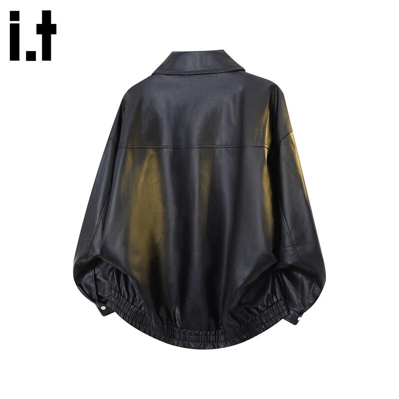 CHOCOOLATEit Men's Loose Fit Autumn Biker Jacket