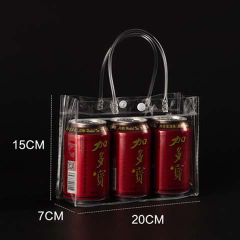 12pcs StoBag Clear PVC Gift Bags With Handles For Small Gifts Party Favor Candy Cake Cookie Packaging And Retail Display