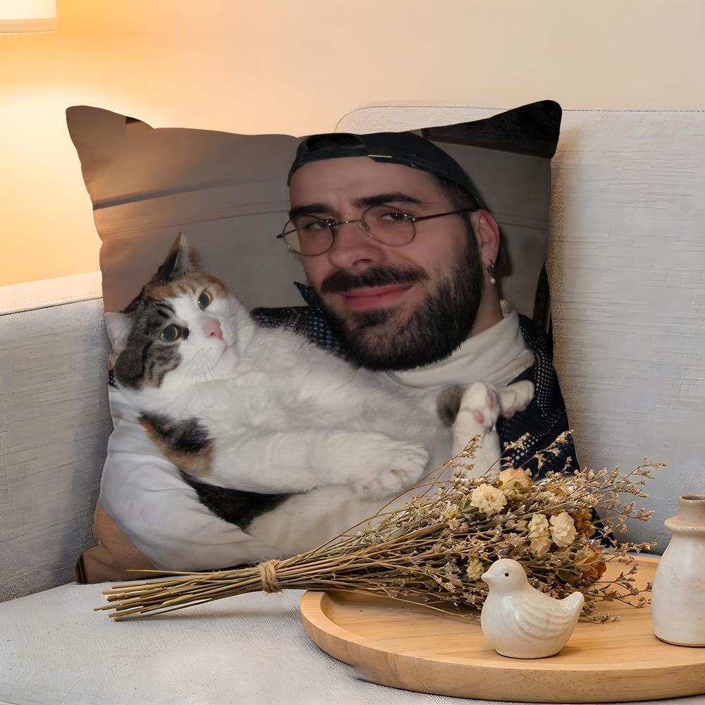 Cushion Cover Linen SkinFriendly Soft Decorative Case for Sofa Home Decor JJORDANN Album Cover Pillow Cover