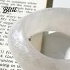 Women Fashion Jewelry Acrylic Resin Chunky Bangle Hypoallergenic Colorful Geometric