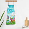 Happy Easter Cartoon Cute Bunny Aprons Chef Cooking Cuisine Tablier Bib Kitchen Cleaning Pinafore for Women Men Painting