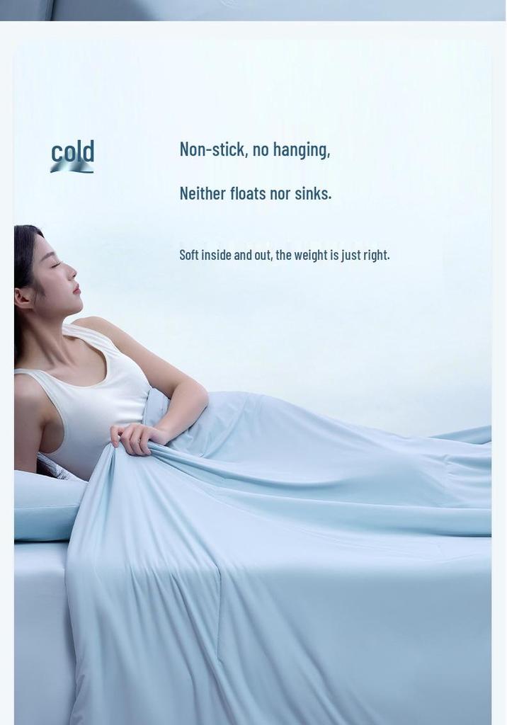 Pro3.0 Dual-Sided Cool Temperature-Control Summer Quilt - Breathable, Washable, Thin, No Duvet Needed.