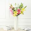 Artificial Lily Hydrangea Rose 1pcs 36cm Durable PU