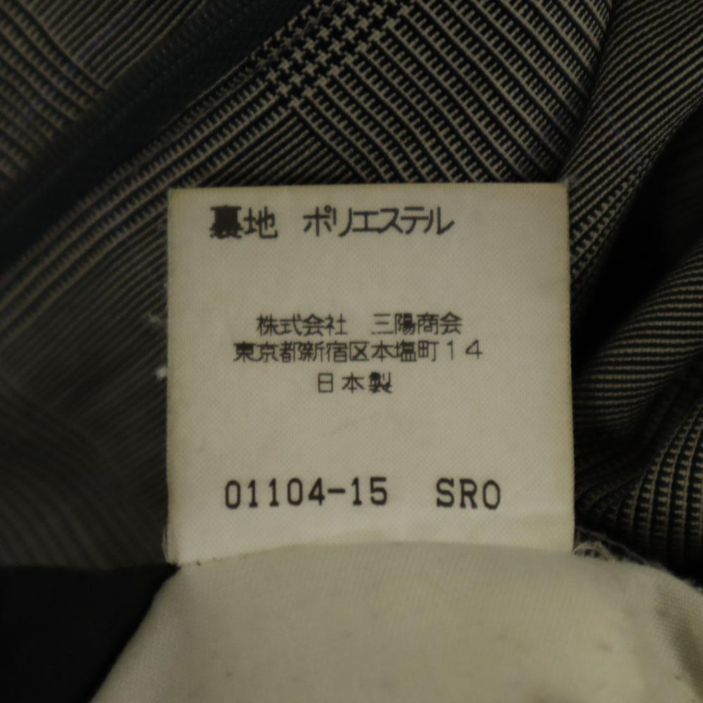 BURBERRY 90s Old Check Pattern Slacks pants W82 gray Men's Used